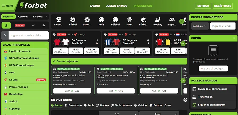 forbet apuestas fútbol sudamericano